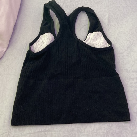 black workout tank top - Picture 2 of 2